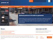 Tablet Screenshot of parkeren.be